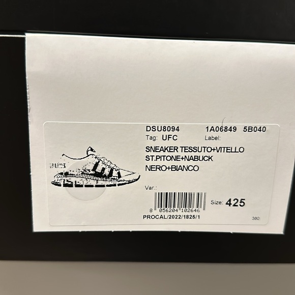 Versace - Men’s - Trigreca shoe - Python print - Picture 6 of 7